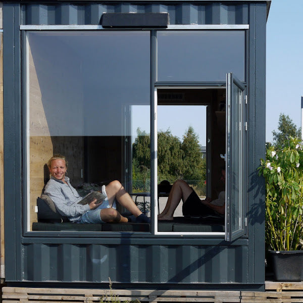 CPH Shelter - Compact, Affordable Student Units From Shipping Containers, Copenhagen, Denmark
