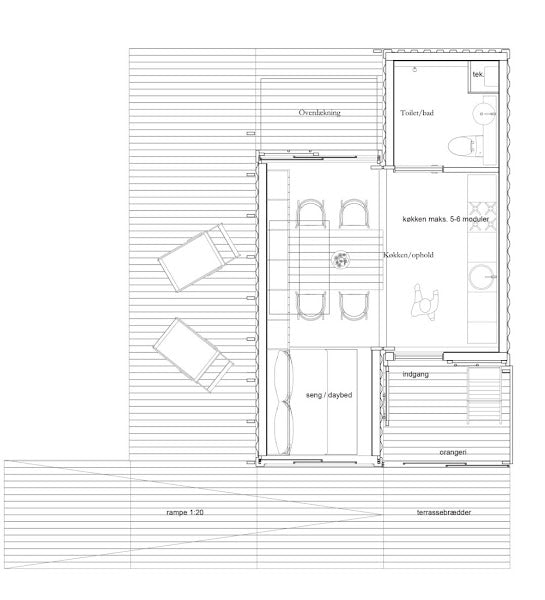 CPH Shelter - Compact, Affordable Student Units From Shipping Containers, Copenhagen, Denmark