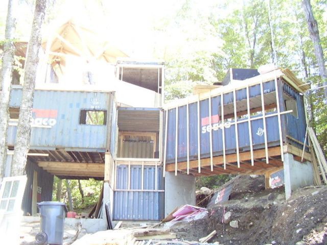 4 Bedroom Cargo Container Home with External Insulation, Quebec, Canada