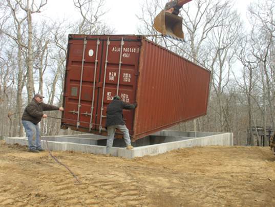 Shipping Container Art Studio, Long Island, New York