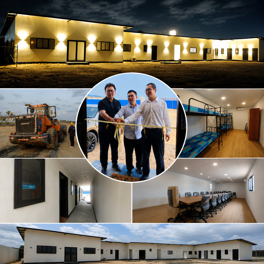 China Harbour Engineering Company (CHEC) Port City Colombo | Steel Prefab Office Sri Lanka