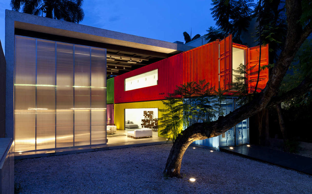 Decameron - Low Budget Colorful Shipping Container Store