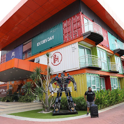 Rated stair core in modular container building Sri Lanka