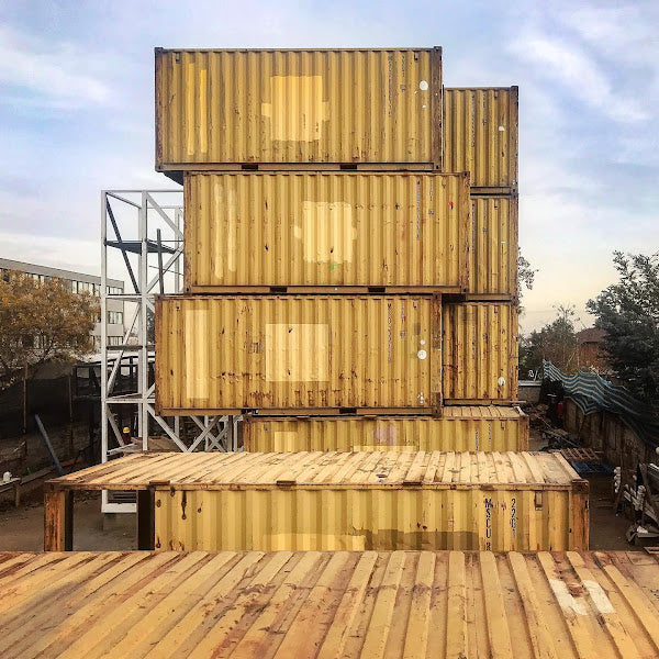 Low-Cost Shipping Container Housing for Students or Single Individuals, Santiago, Chile
