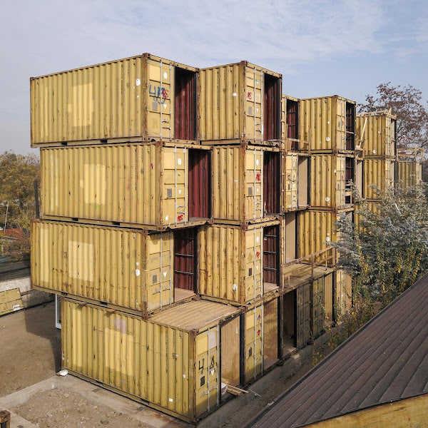 Low-Cost Shipping Container Housing for Students or Single Individuals, Santiago, Chile