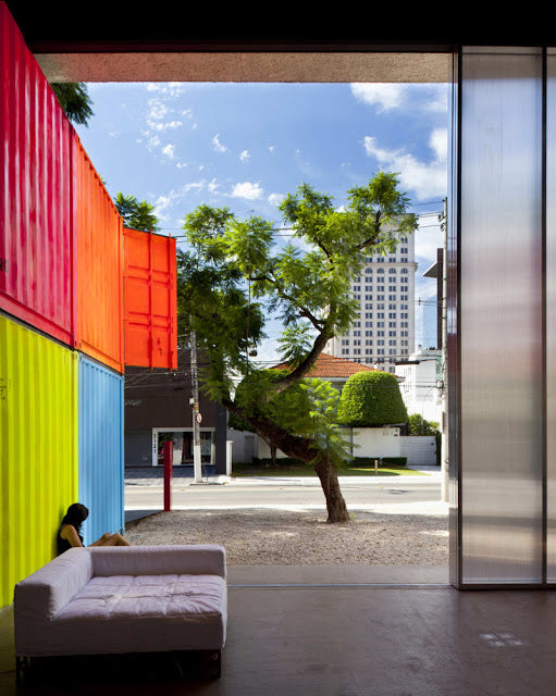 Decameron - Low Budget Colorful Shipping Container Store