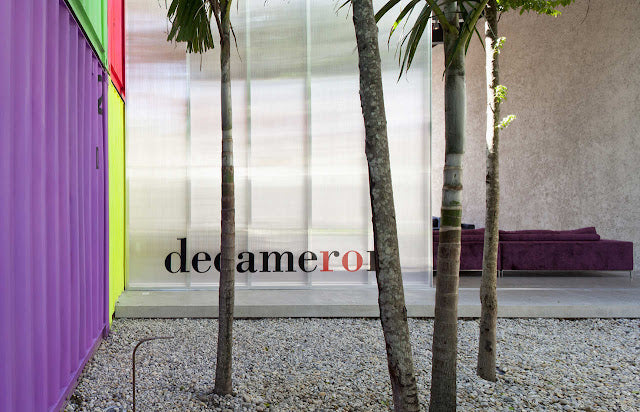 Decameron - Low Budget Colorful Shipping Container Store