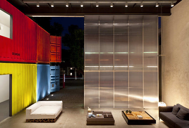 Decameron - Low Budget Colorful Shipping Container Store