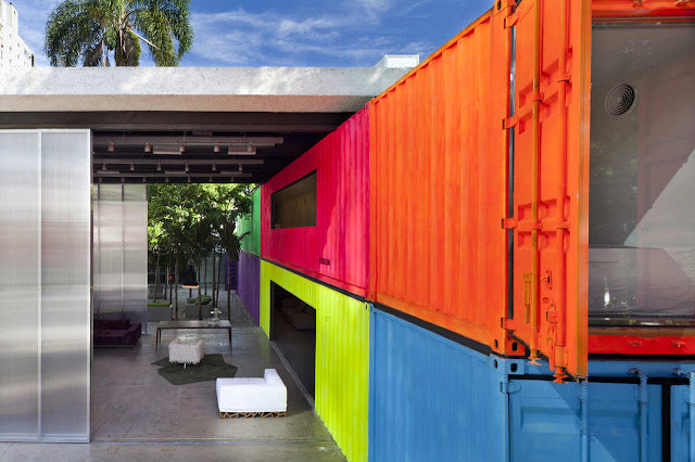 Decameron - Low Budget Colorful Shipping Container Store