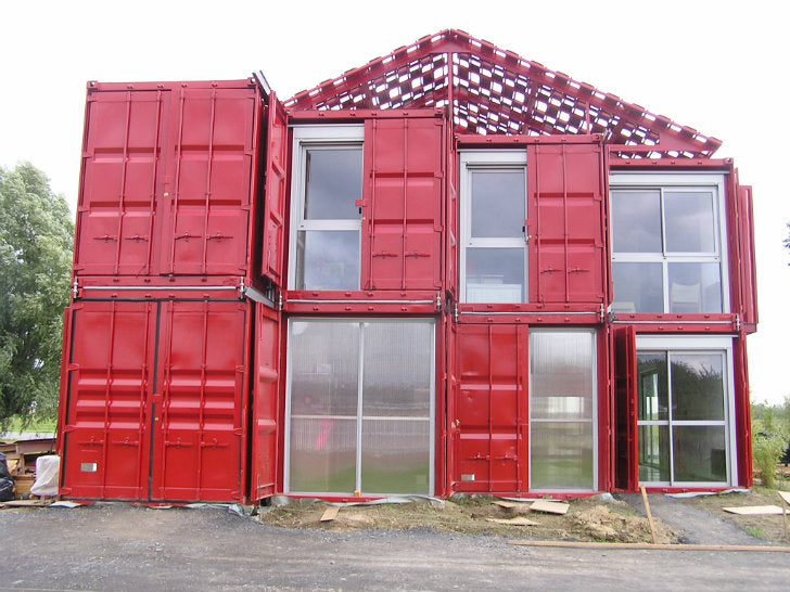 Maison Container Lille – 3 Bedroom Hybrid Shipping Container Home