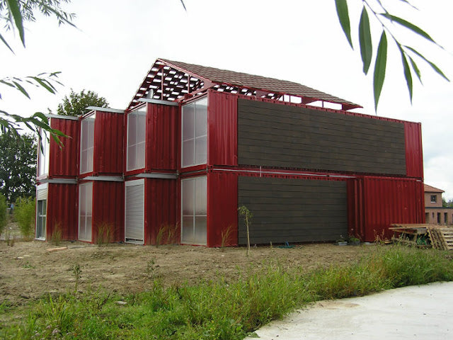 Maison Container Lille – 3 Bedroom Hybrid Shipping Container Home