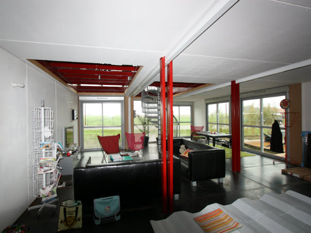 Maison Container Lille – 3 Bedroom Hybrid Shipping Container Home