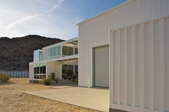 Modular Shipping Container Home – Mojave Desert Prototype Reimagined by Hybrid Cargotecture