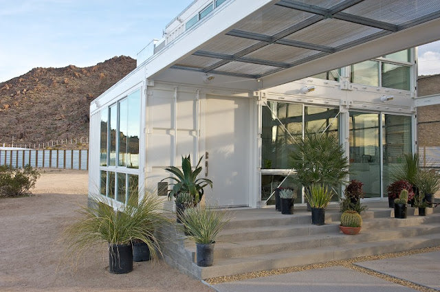 Modular Shipping Container Home – Mojave Desert Prototype Reimagined by Hybrid Cargotecture