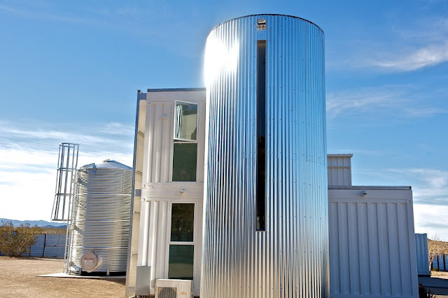 Modular Shipping Container Home – Mojave Desert Prototype Reimagined by Hybrid Cargotecture