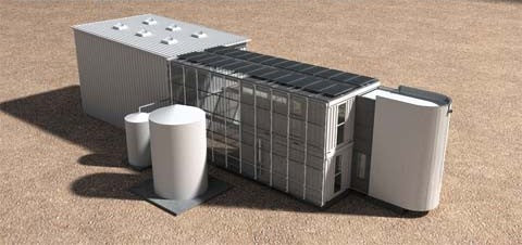 Modular Shipping Container Home – Mojave Desert Prototype Reimagined by Hybrid Cargotecture