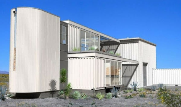 Modular Shipping Container Home – Mojave Desert Prototype Reimagined by Hybrid Cargotecture