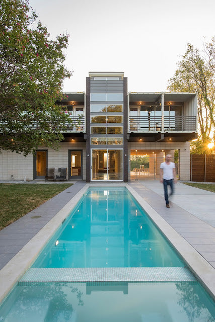 PV14 - Two-Story Three-Bedroom Shipping Container Residence, Dallas, Texas