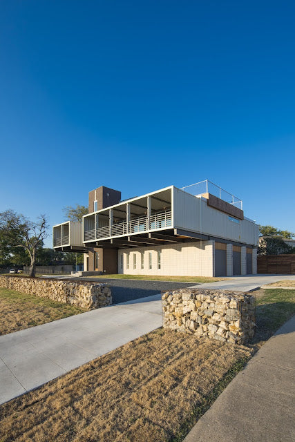 PV14 - Two-Story Three-Bedroom Shipping Container Residence, Dallas, Texas