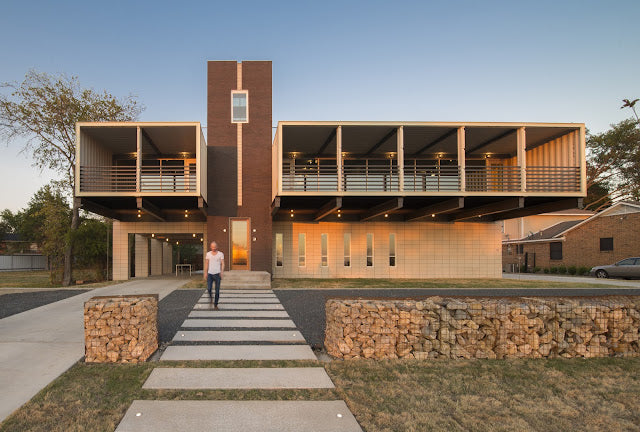 PV14 - Two-Story Three-Bedroom Shipping Container Residence, Dallas, Texas