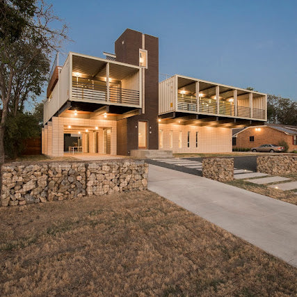 PV14 - Two-Story Three-Bedroom Shipping Container Residence, Dallas, Texas