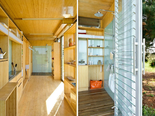 Port-A-Bach – Shipping Container Micro-House, New Zealand