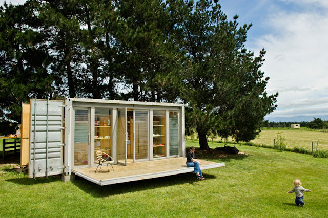 Port-A-Bach – Shipping Container Micro-House, New Zealand