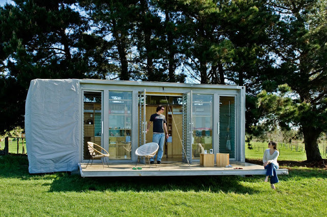 Port-A-Bach – Shipping Container Micro-House, New Zealand