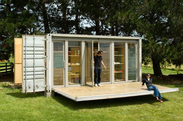 Port-A-Bach – Shipping Container Micro-House, New Zealand