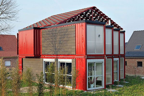 Maison Container Lille – 3 Bedroom Hybrid Shipping Container Home