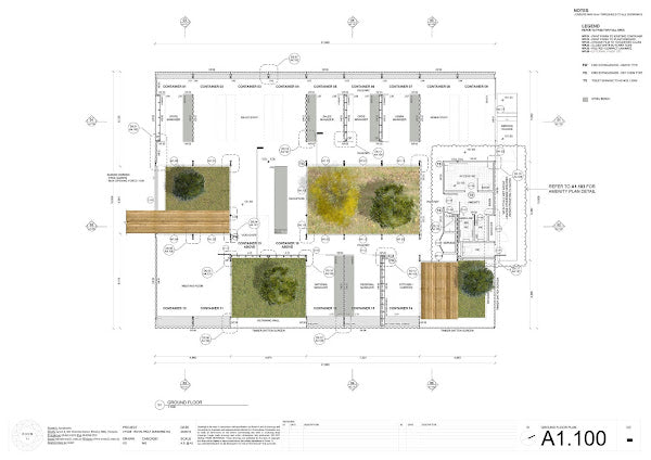 Administrative and Site Office with Planted Internal Courtyards, Sunshine, Victoria, Australia