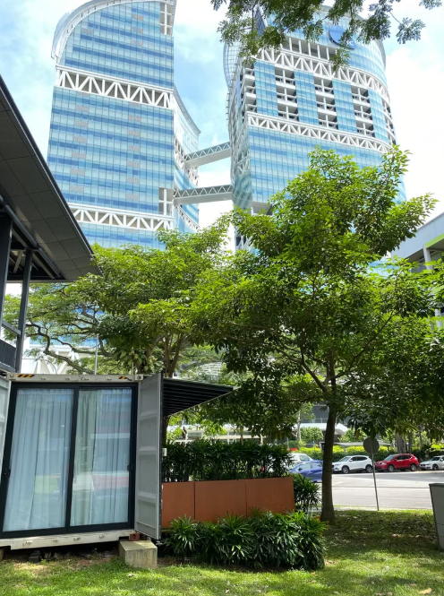 Tiny Pod at One-North – Singapore’s First Pop-Up Container Hotel