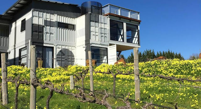 Shipping Container Hotel – California Road at Inkwell Wines, South Australia