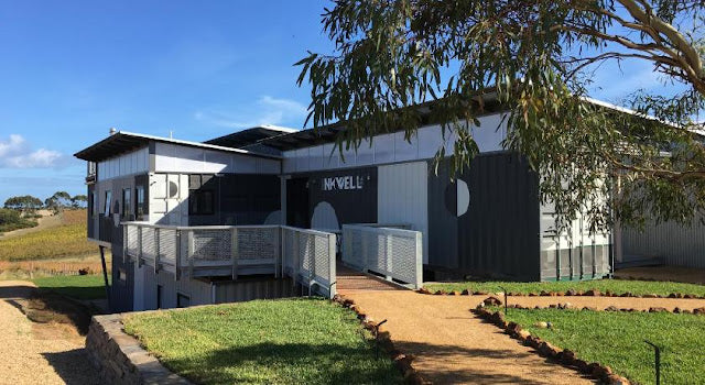 Shipping Container Hotel – California Road at Inkwell Wines, South Australia