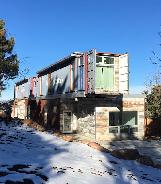 Shipping Container Home on Narrow Lot, Boulder, Colorado