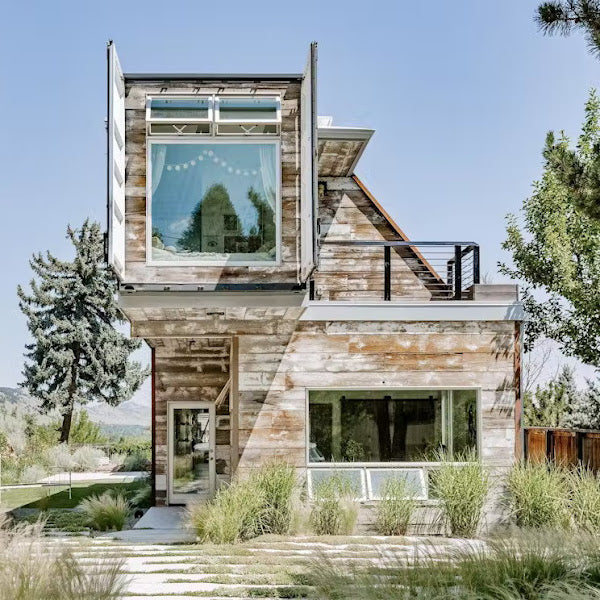 Shipping Container Home on Narrow Lot, Boulder, Colorado