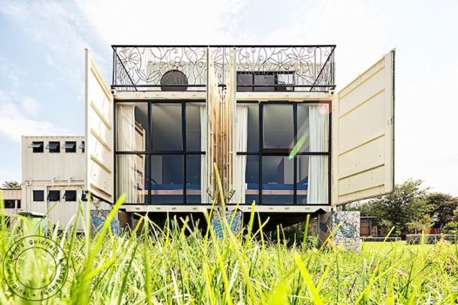 Shipping Container Humanitarian Housing at New Jerusalem Orphanage, Midrand, South Africa