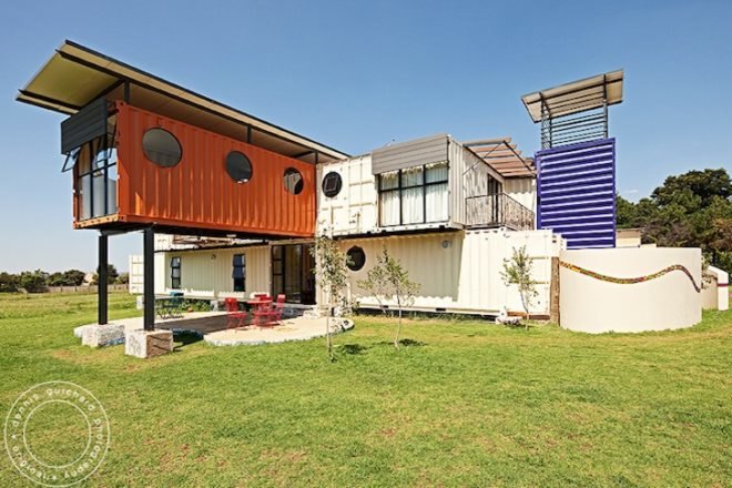 Shipping Container Humanitarian Housing at New Jerusalem Orphanage, Midrand, South Africa