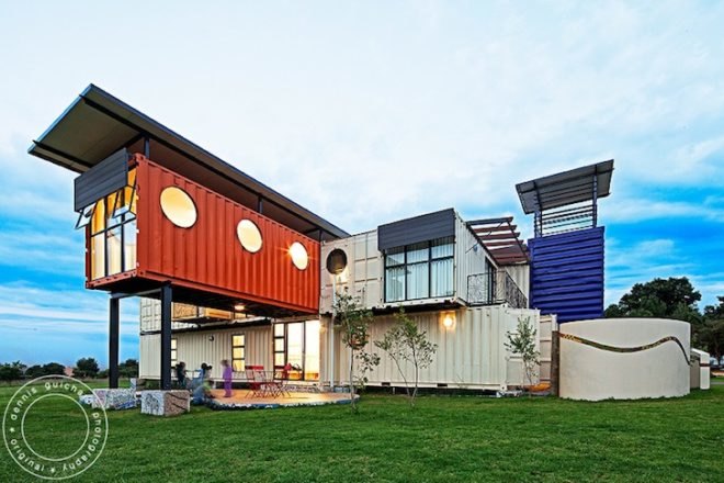 Shipping Container Humanitarian Housing at New Jerusalem Orphanage, Midrand, South Africa