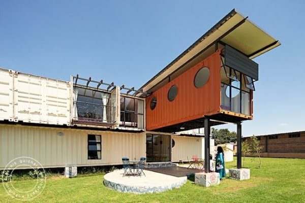 Shipping Container Humanitarian Housing at New Jerusalem Orphanage, Midrand, South Africa
