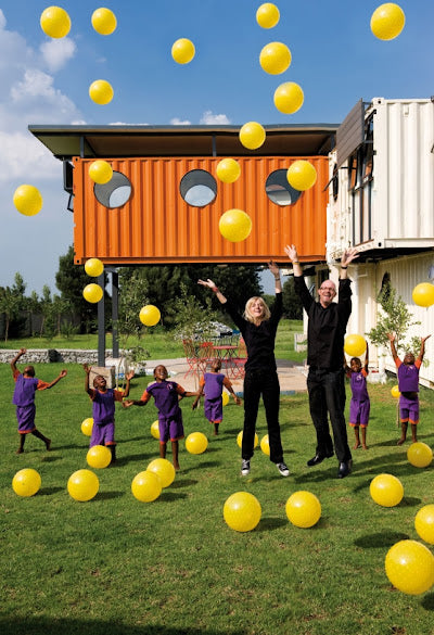 Shipping Container Humanitarian Housing at New Jerusalem Orphanage, Midrand, South Africa