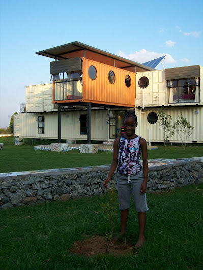 Shipping Container Humanitarian Housing at New Jerusalem Orphanage, Midrand, South Africa