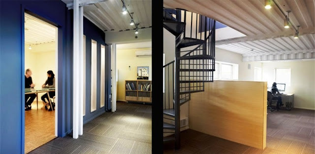 All-Electric Shipping Container Office Complex - Rhode Island, USA.