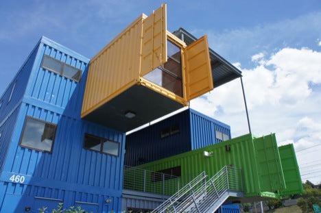 All-Electric Shipping Container Office Complex - Rhode Island, USA.