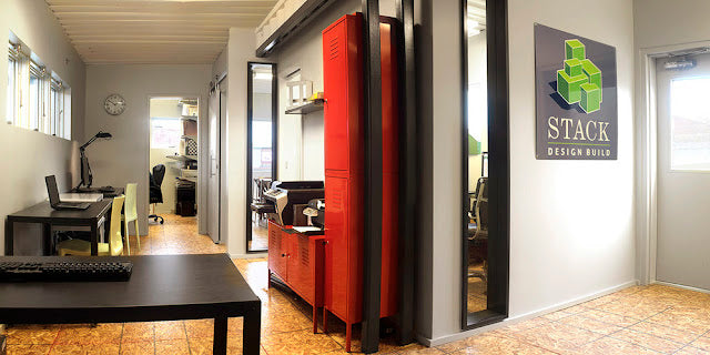 All-Electric Shipping Container Office Complex - Rhode Island, USA.