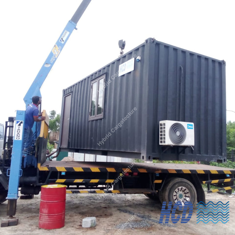Office Container Delivered To Access Solar