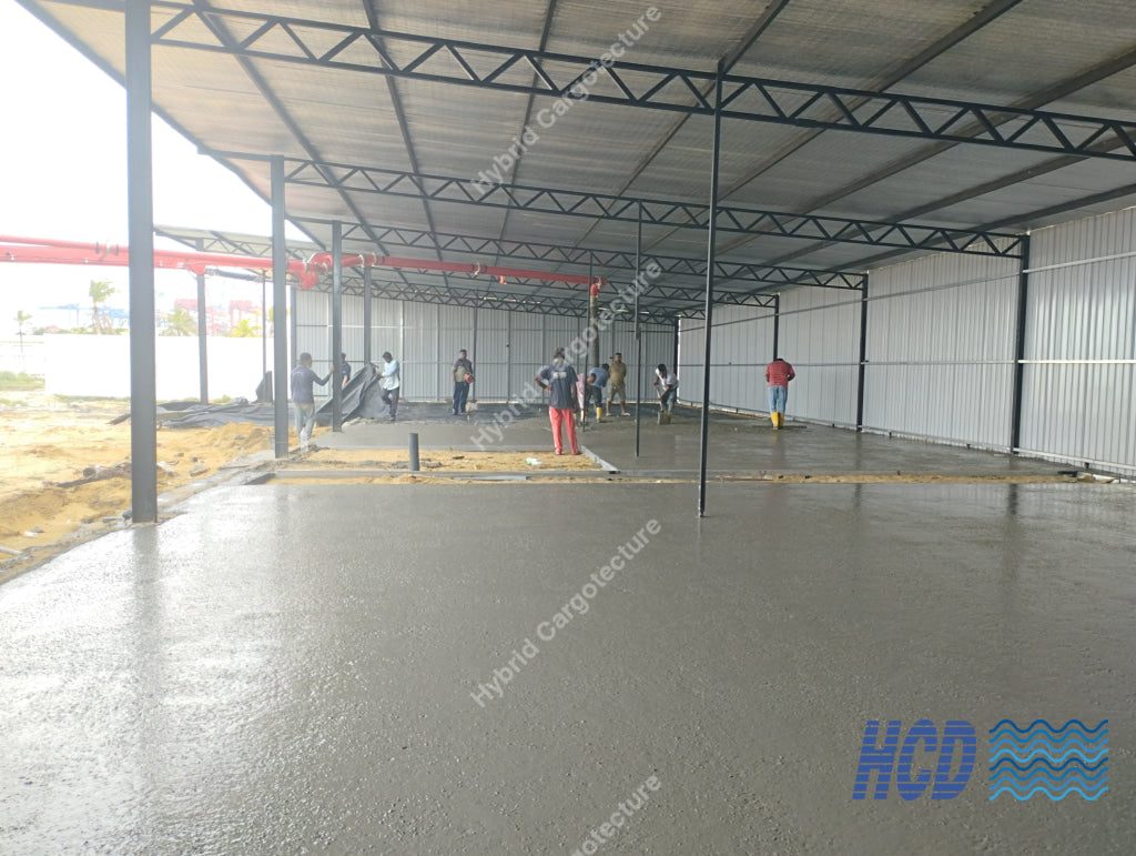 CHEC + COMCORP | Steel Prefab Office Construction at Port City Colombo