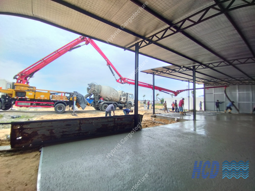 CHEC + COMCORP | Steel Prefab Office Construction at Port City Colombo