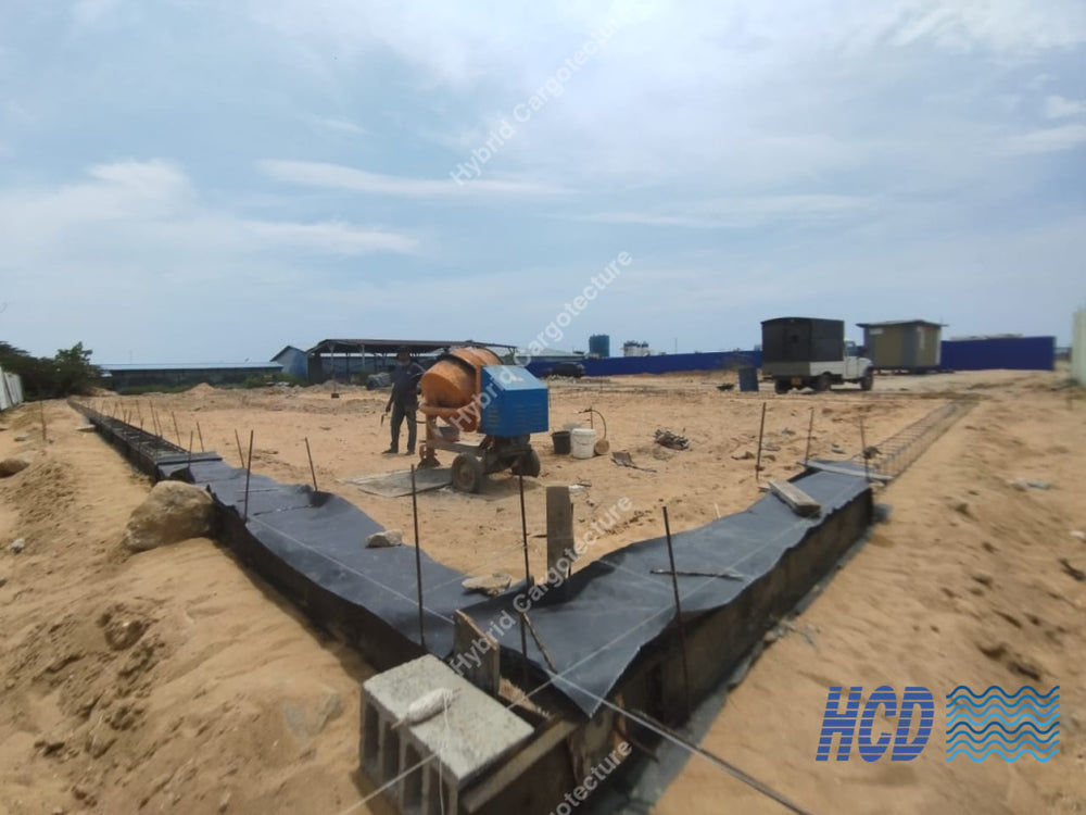 CHEC + COMCORP | Steel Prefab Office Construction at Port City Colombo