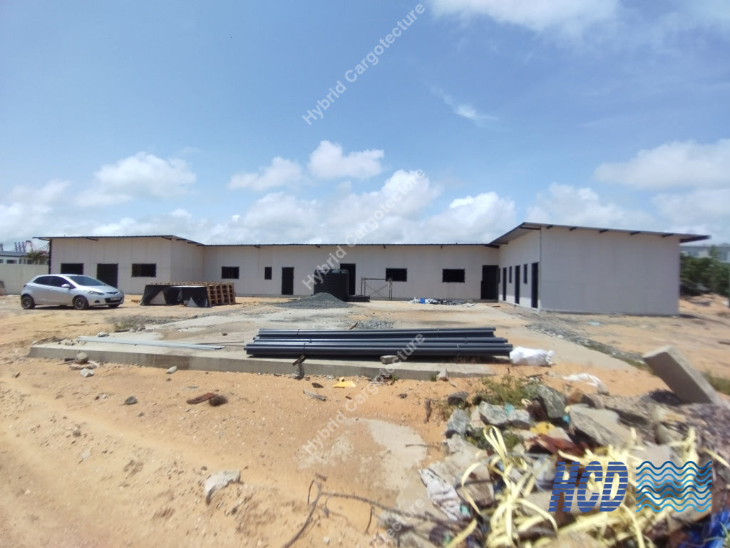 CHEC + COMCORP | Steel Prefab Office Construction at Port City Colombo